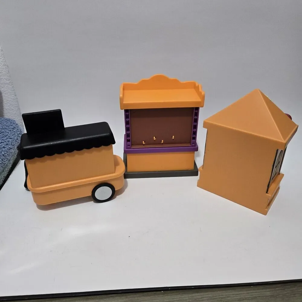 2026 Target Bullseye 3pc Halloween Carnival Spooky Town Village Set NEW